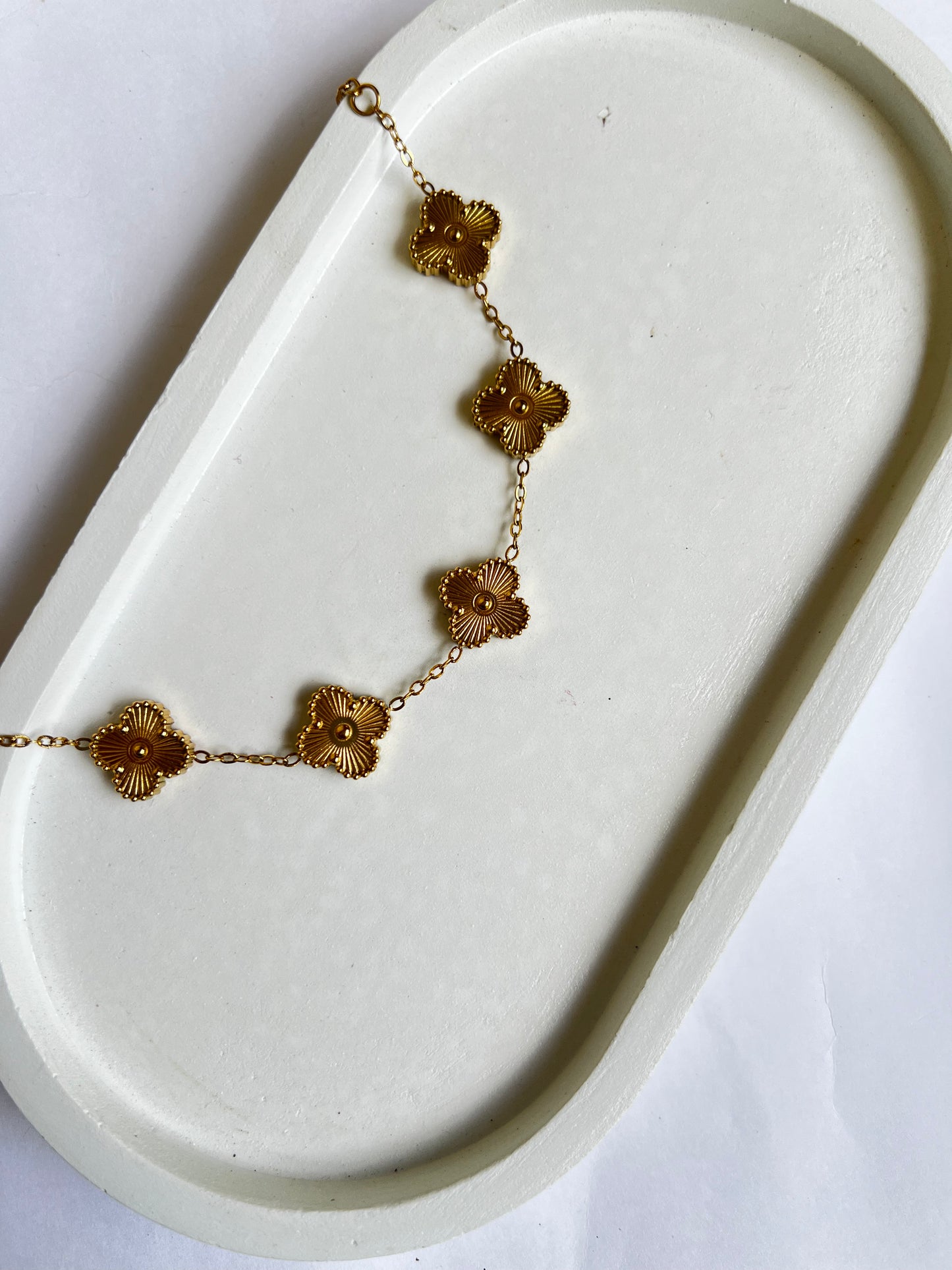 Golden Clover Bracelet