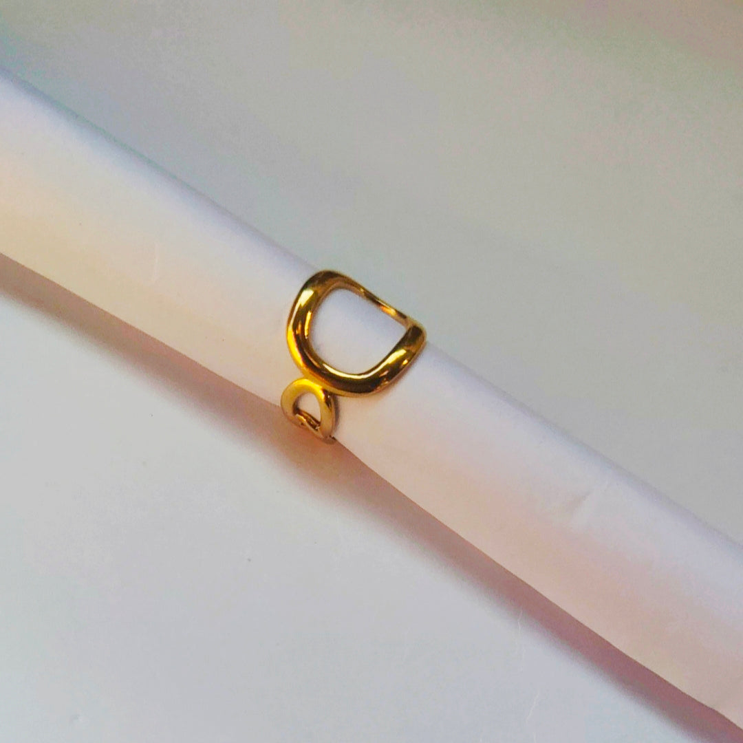 Luna Abstract Ring (Adjustable)