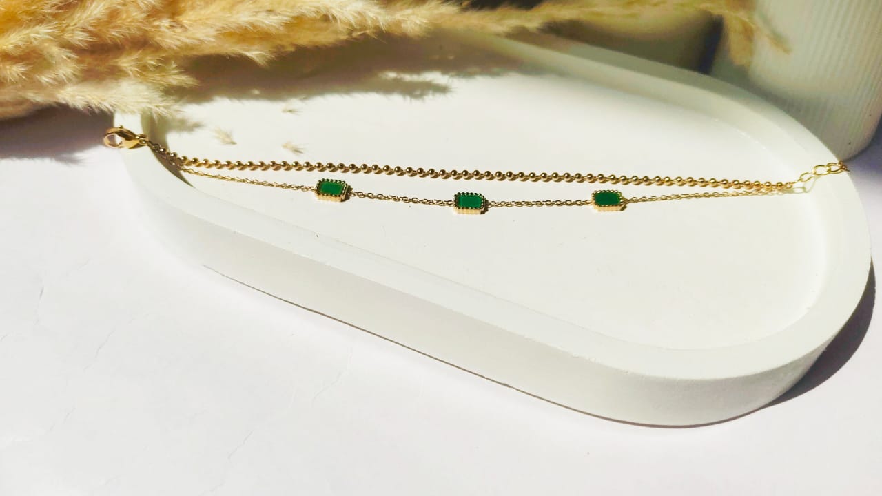 Green Spark Bracelet