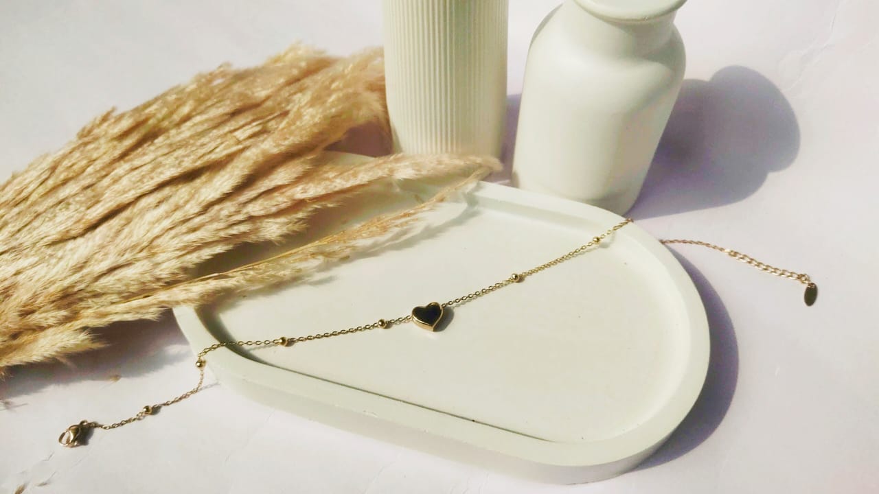 Noir Heart Anklet (Single)