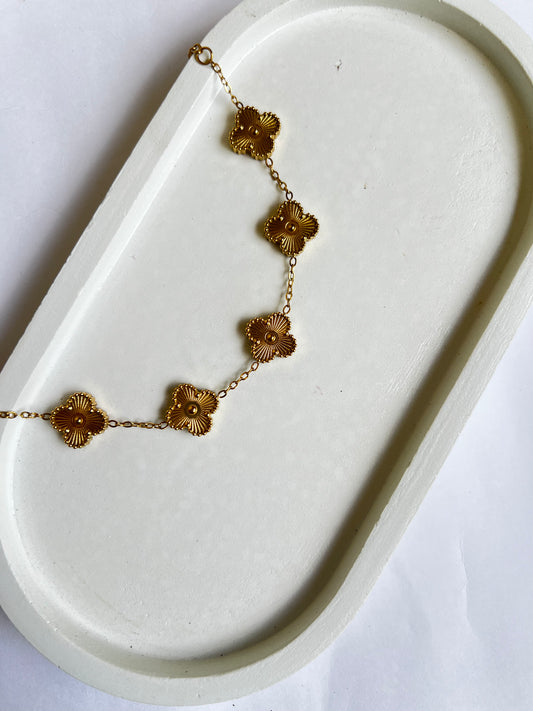 Golden Clover Bracelet