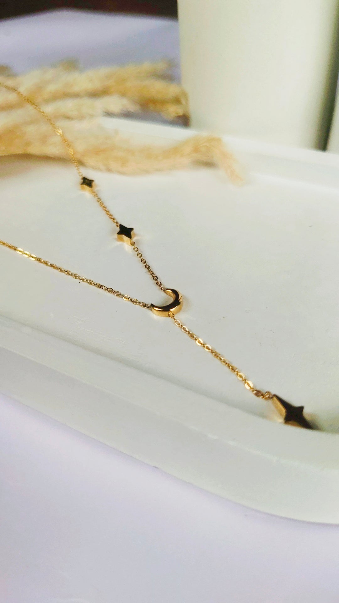 Moonveil Dainty Necklace