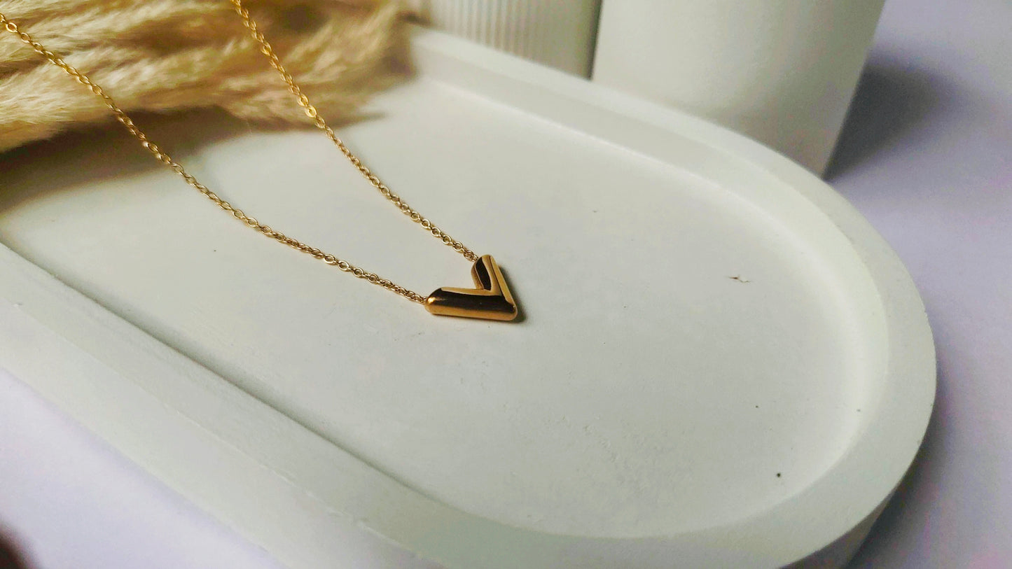 Anti Tarnish V-link Necklace