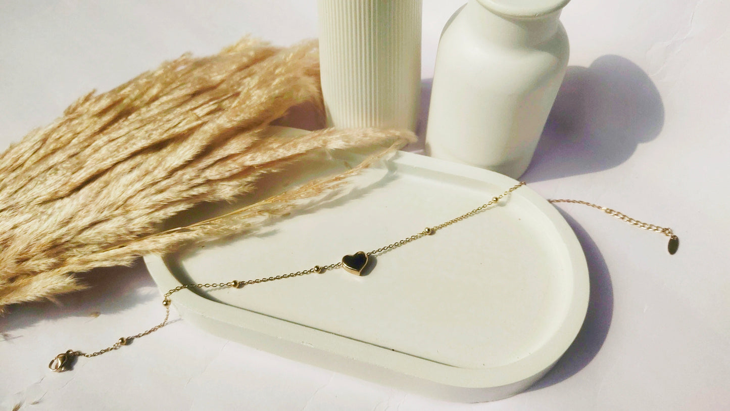 Noir Heart Anklet (Single)
