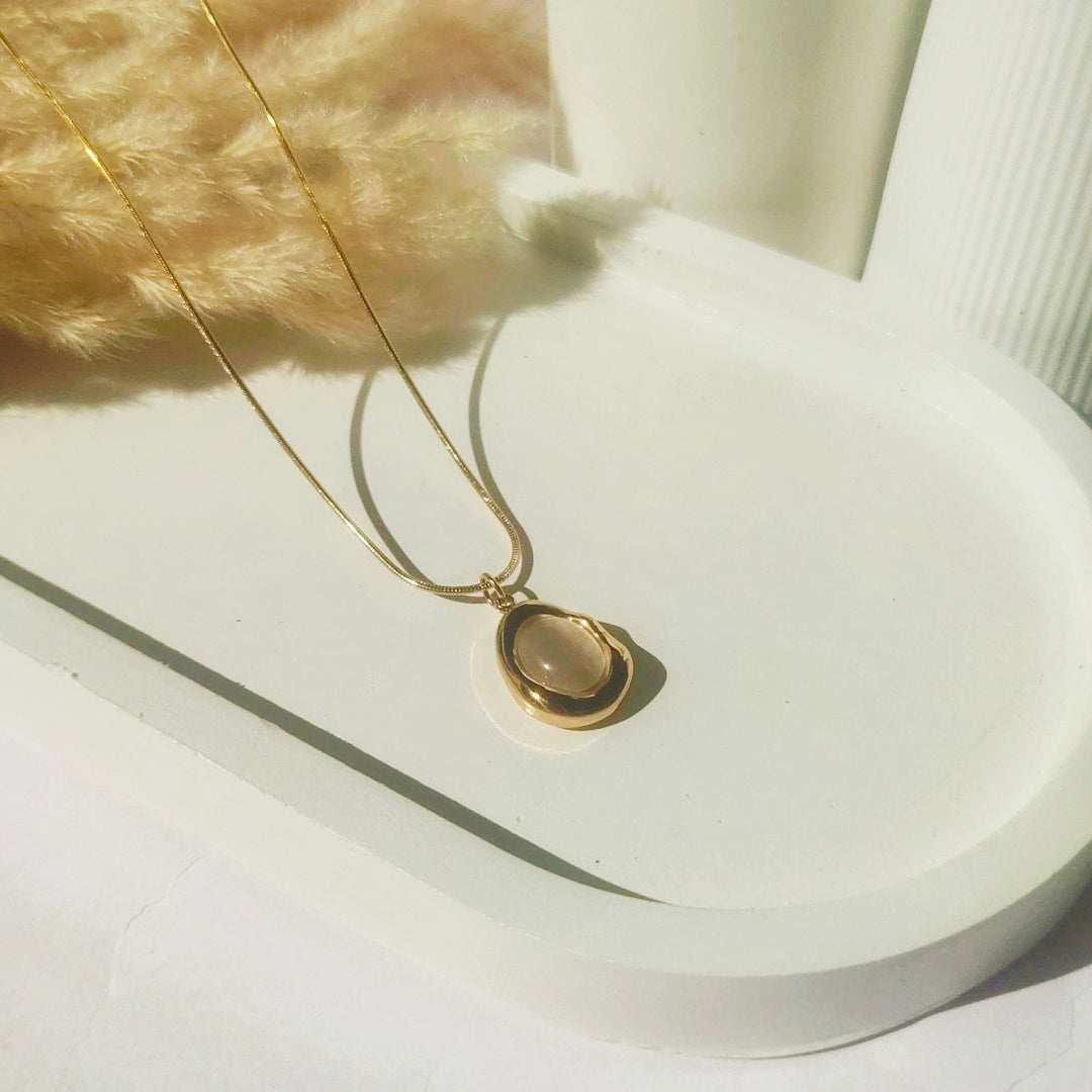 Moonmist Golden Necklace