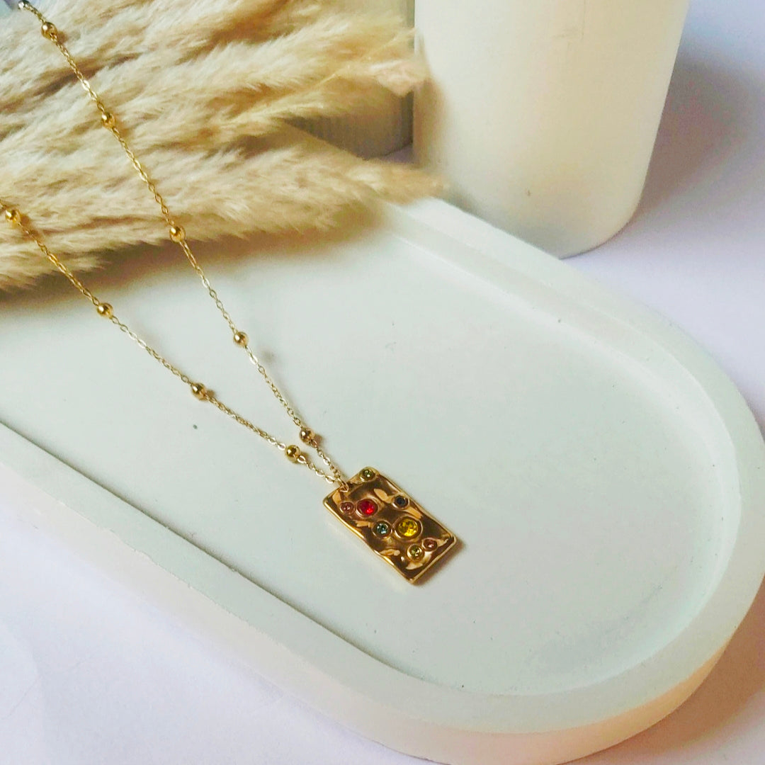 Fiesta golden necklace