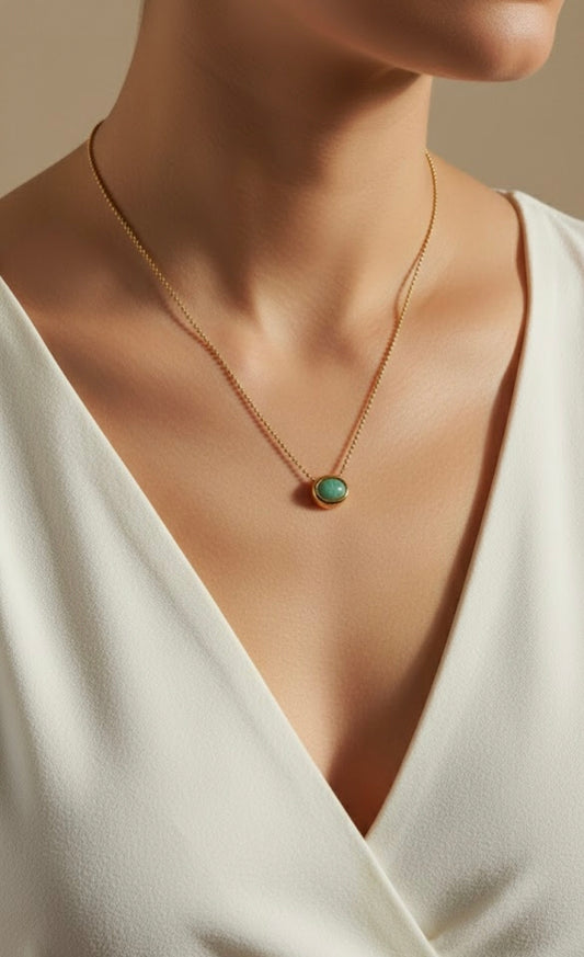 Olea Aquastone Necklace