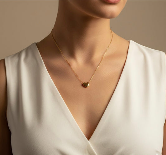 Golden Heart Necklace