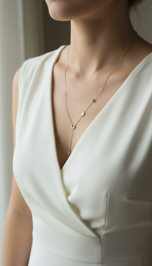 Moonveil Dainty Necklace