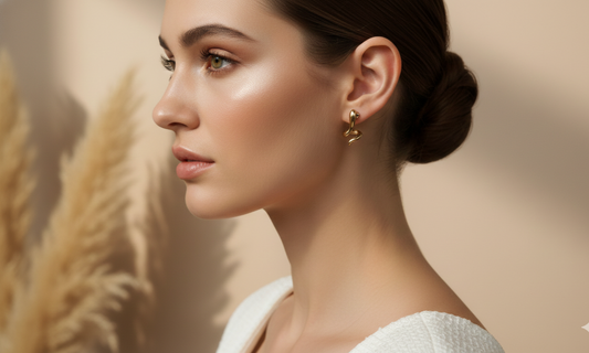 Spiral Gold Earrings
