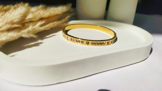 Aurora Crystal Bangle, Regular