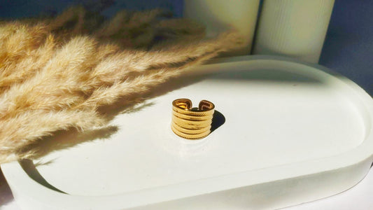 Classic wide ring (Adjustable )