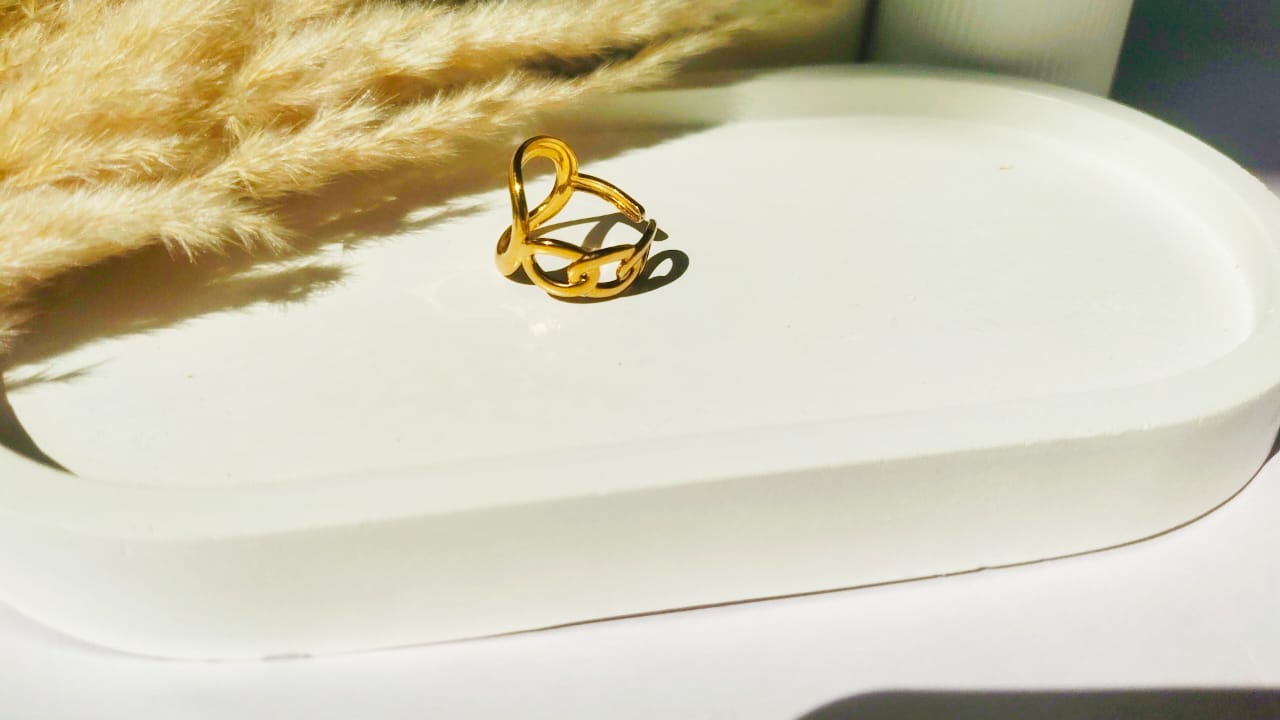 Luna Abstract Ring (Adjustable)