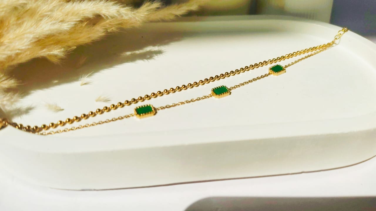 Green Spark Bracelet