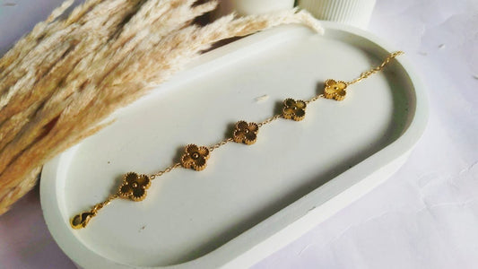 Golden Clover Bracelet