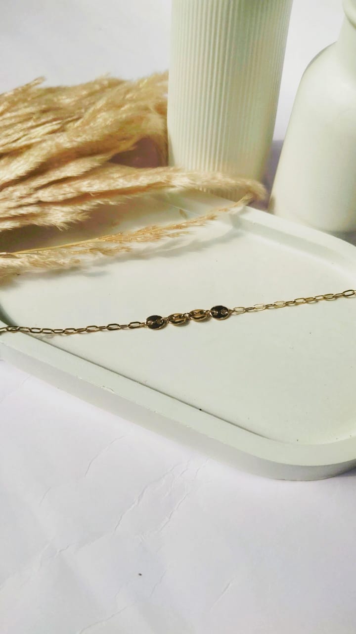 Golden Loop Anklet (Single)