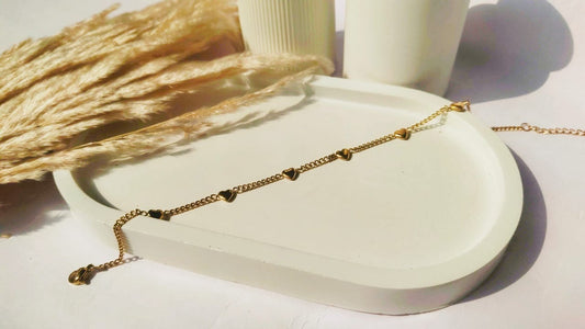 Luxe Heartline Anklet
