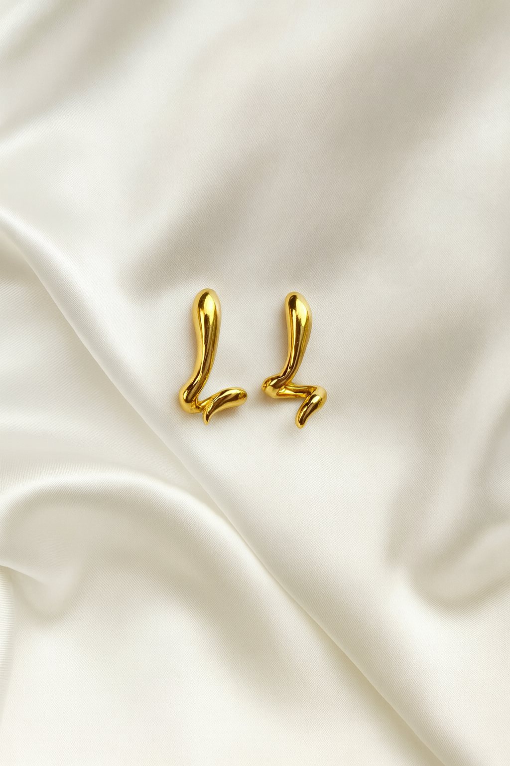 Spiral Gold Earrings